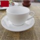 CERAMIC POTTERY COFFEE CUP with Saucer image 2