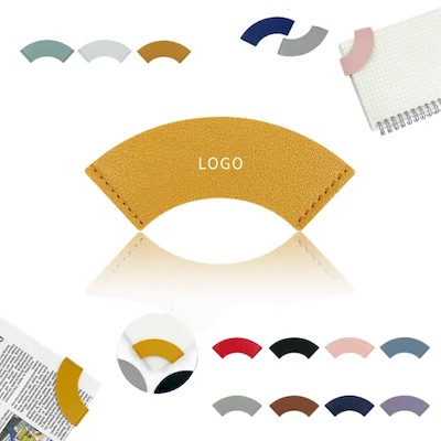 Picture of LEATHER ARCHED BOOKMARK