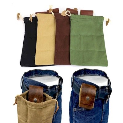 Picture of FOLDING FRUIT PICKING POUCH WAIST FORAGING BAG.