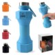 Picture of 23 OZ COLLAPSIBLE DUMBBELL WATER BOTTLE with Carabiner