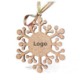 WOOD SNOWFLAKE ORNAMENTS image 2