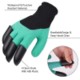 LATEX GLOVES with Claws image 2