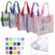 CLEAR TRANSPARENT PVC TOTE BAGS image 2