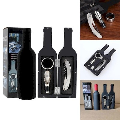 Picture of THREE PIECE WINE BOTTLE OPENER