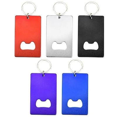 Picture of CARD BOTTLE OPENER KEYRING CHAIN