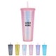 Picture of 24OZ GLITTER STUDDED TUMBLER with Lid & Straw
