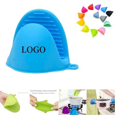 Picture of SILICON HEAT RESISTANT HAND CLIP MITT GLOVES.