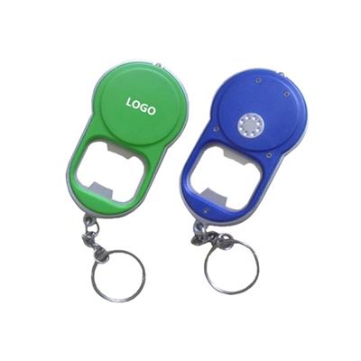 Picture of BOTTLE OPENER KEYRING CHAIN with LED Light