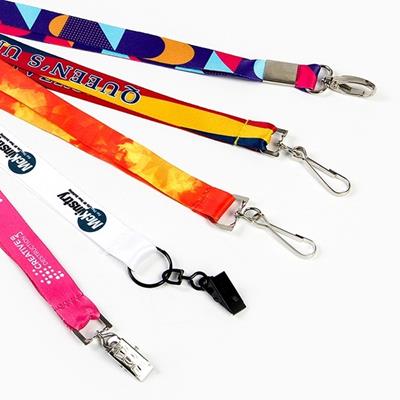 Picture of 1 - 2 INCH LANYARD with Double Bulldog Clip Linename(s): Promotion