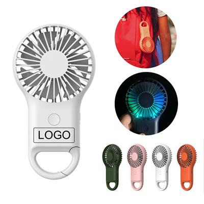 Picture of RECHARGEABLE HANDHELD FAN with Carabiner