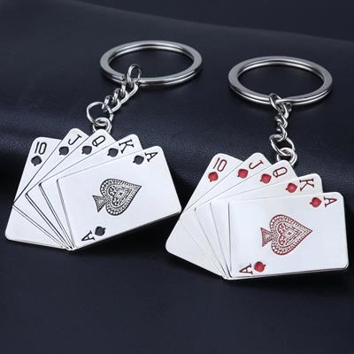 Picture of PLAYING CARD KEYRING CHAIN
