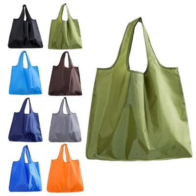 Picture of CUSTOMIZABLE LARGE DURABLE FOLDING OXFORD SHOPPER TOTE BAG