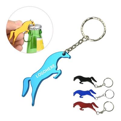 Picture of HORSE SHAPE BOTTLE OPENER with Keyring Chain