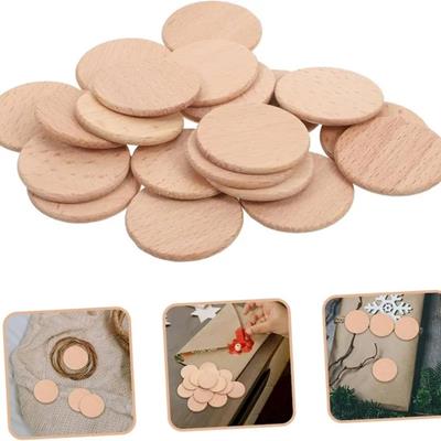Picture of FULL COLOR PRINTED WOOD GAME TOKEN 1