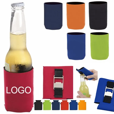 Picture of 11OZ WINE BOTTLE COOLER with Opener