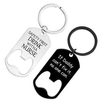 Picture of MINI METAL KEYRING CHAIN BEER BOTTLE OPENER PORTABLE KEYRING