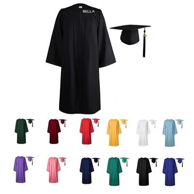 Picture of MATTE GRADUATION GOWN CAP TASSEL SET