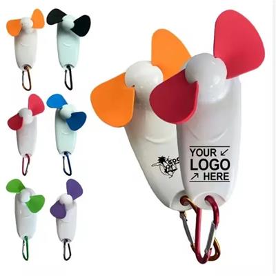 Picture of MINI HAND HELD FAN W & CARABINER