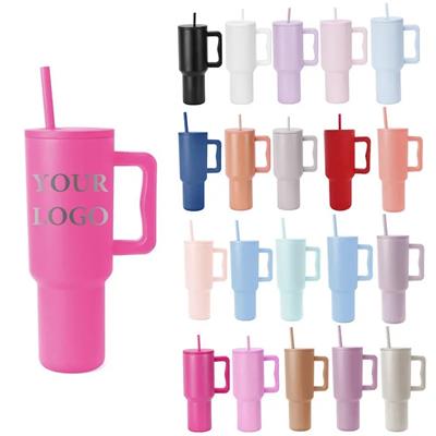 Picture of 40OZ LARGE CAPACITY PORTABLE THERMAL INSULATED CAR TUMBLER with Hand