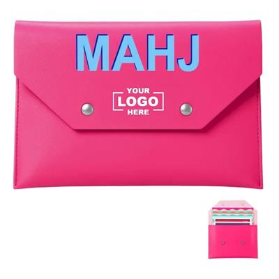 Picture of LEATHER MAHJONG CARD HOLDER POUCH