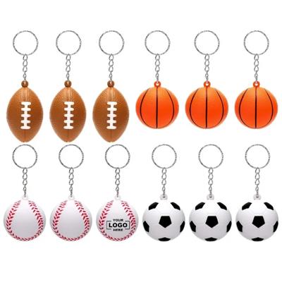 Picture of FOAM SQUEEZE BALL KEYRING CHAIN