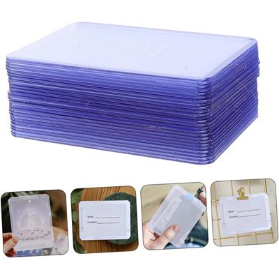 Picture of PVC HARD PLASTIC CARD SLEEVES HOLDER