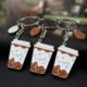 COFFEE CUP KEYRING CHAIN image 2