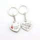 HEART SHAPE KEYRING CHAIN image 2