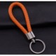 BRAIDED LEATHER KEYRING CHAIN image 2