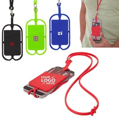 Picture of SILICON PHONE LANYARD.