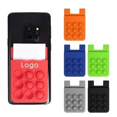 Picture of PUSH POP SILICON PHONE WALLET.
