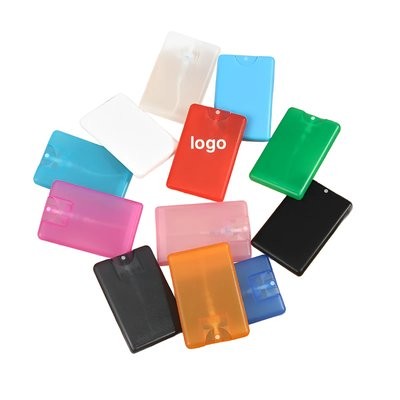 Picture of 0,67OZ POCKET CREDIT CARD HAND SANITISER SPRAY BOTTLE.