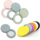 PU LEATHER MAKEUP POCKET COMPACT MIRROR image 2