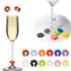 12PCS REUSABLE SILICONE WINE GLASS IDENTIFIERS image 2