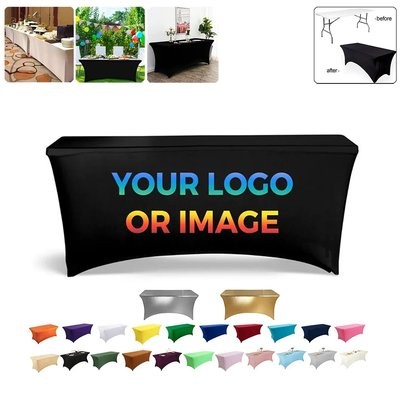 Picture of CUSTOM SPANDEX TABLE CLOTH with Business Logo