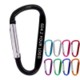 D-SHAPED CARABINER KEYRING CHAIN image 2