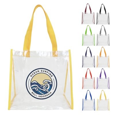 Picture of CLEAR TRANSPARENT STADIUM SECURITY OPEN TOTE.