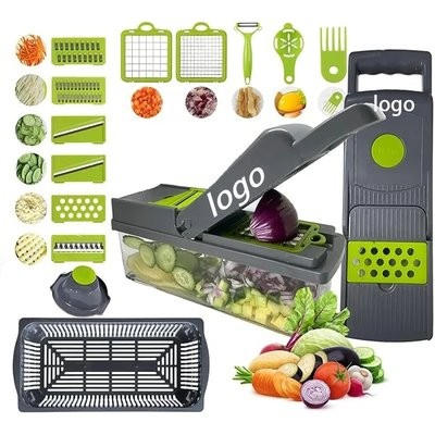 Picture of 15-IN-1 MULTIFUNCTION ABS VEGETABLE FRUIT CHOPPER.