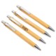 RETRACTABLE BALL PEN BAMBOO PEN image 2