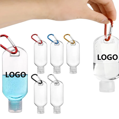 Picture of 1OZ ANTIBACTERIAL HAND SANITISER GEL BOTTLE with Carabine