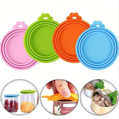 Picture of 3 -IN- 1 SILICON CAT DOG FOOD CAN LID