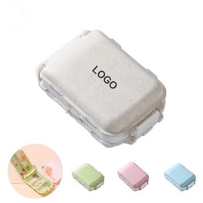 Picture of PORTABLE FOLDING THREE-LAYER 8-GRID SMALL PILL BOX