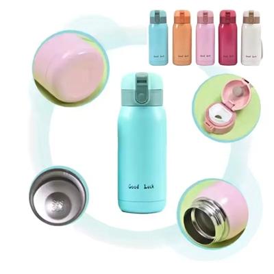 Picture of 360ML POP-UP LID VACUUM THERMAL INSULATED STAINLESS STEEL METAL THERMOS