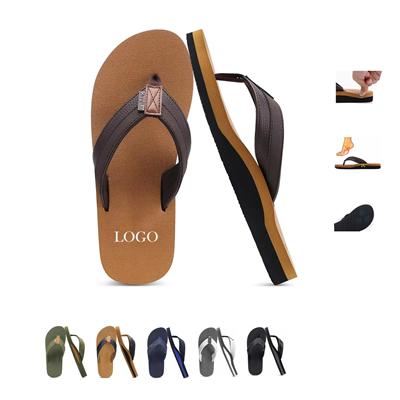 Picture of MENS YOGA MAT LEATHER FLIP FLOPS with Arch Support