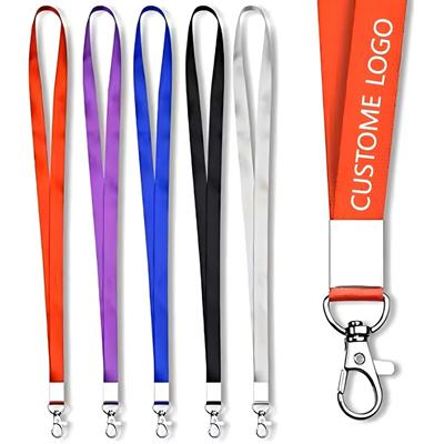 Picture of HOLDING ARTIFICIAL CARD POLYESTER LANYARD with Logo