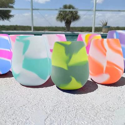 Picture of COLORFUL SILICON WINE GLASSES