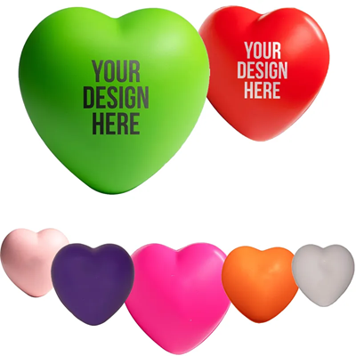 Picture of 2,75 INCH PU HEART STRESS BALLS FOR ANXIETY
