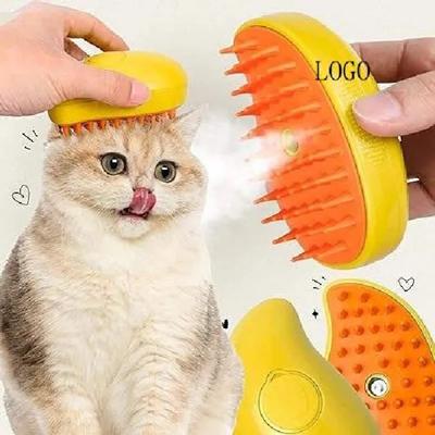 Picture of CAT AND DOG PET HAIR STEAM BRUSH FOR SHEDDING