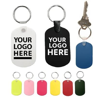 Picture of OVAL SHAPE PVC KEY HOLDER KEYRING