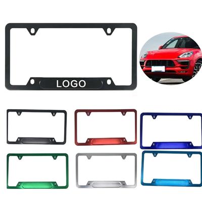 Picture of STAINLESS STEEL METAL CAR LICENSE PLATE FRAME